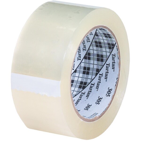 Swivel 2in. x 110 yds Clear 3M-305 Carton Sealing Tape - Clear - 2in. x 110 yds SW3352654 - main